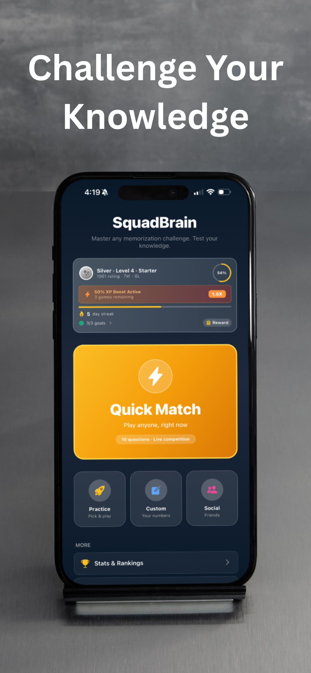 SquadBrain home